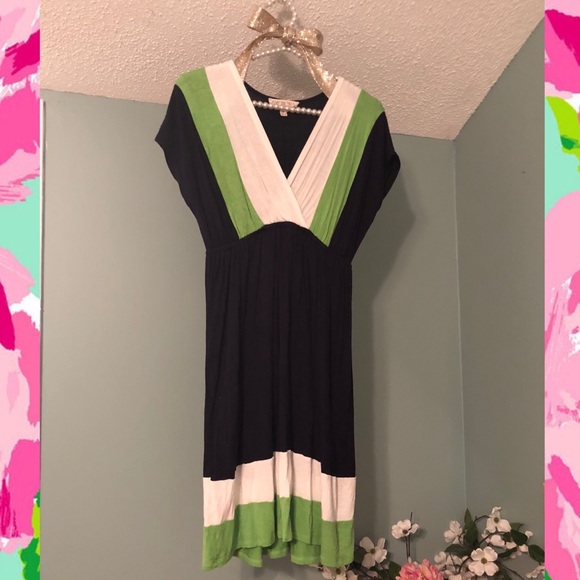 Color Block Midi Dress - Picture 1 of 4